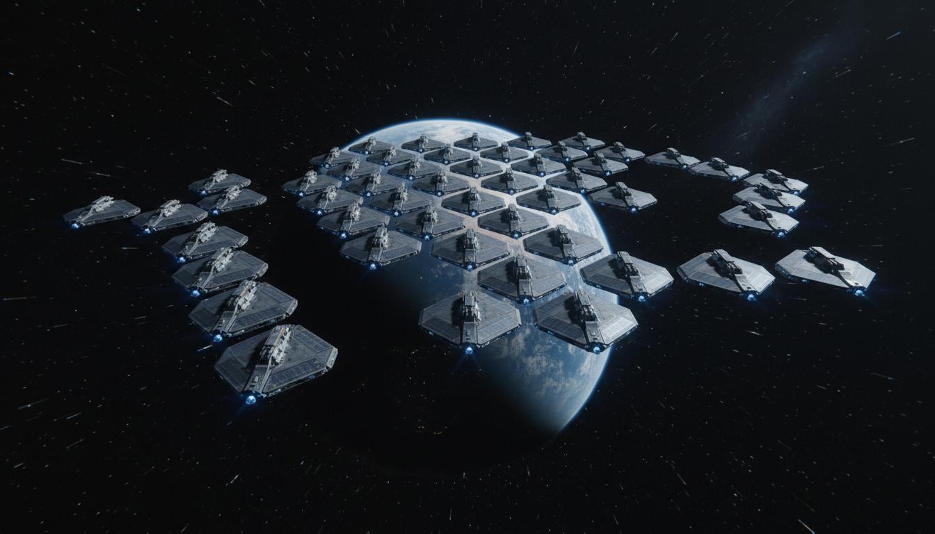 Drone fleet formation